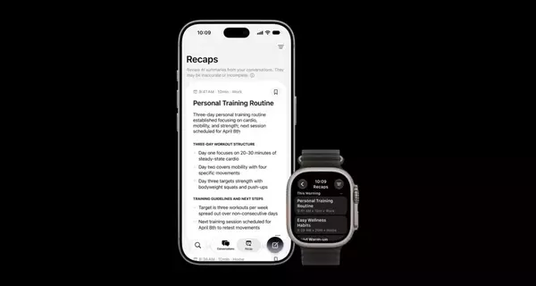 Apple Watch's Siri Recap Feature: A New Era of Conversational AI