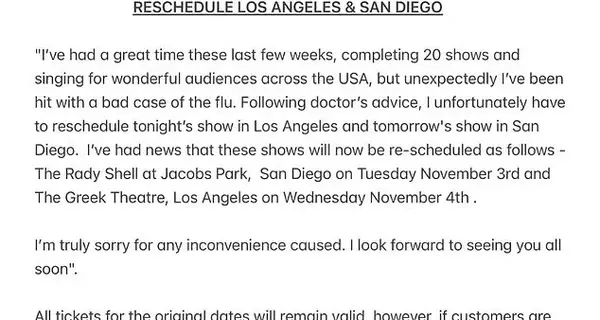 Sir Tom Jones Postpones US Concerts Due to Flu
