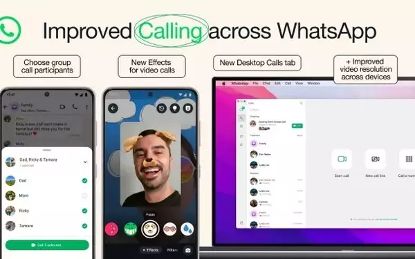 WhatsApp Enables Selecting Group Call Participants Without Disturbance