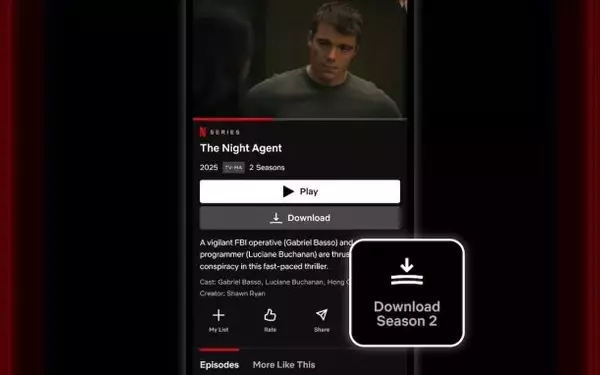 Netflix Introduces Simplified Season Download for iOS Users
