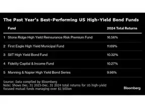 Top US Bond Funds Thrive by Embracing Riskier Debt and Shorter Durations