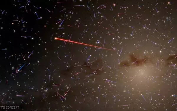 A Stellar Duo Soars Through the Milky Way at Unprecedented Speed