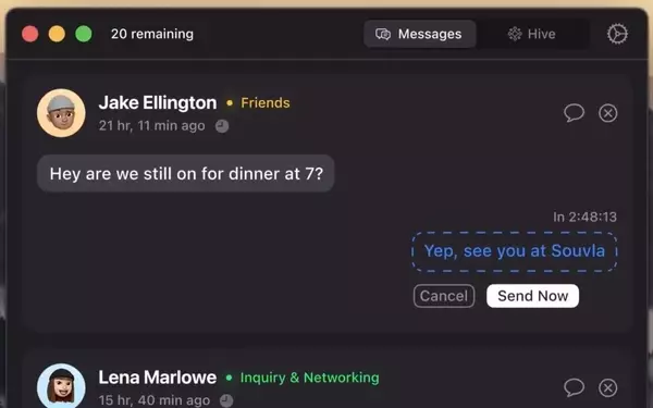 A New Solution for Unanswered iMessages: RPLY