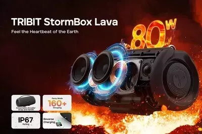 TRIBIT Unveils the StormBox Lava Speaker: A Fusion of Power, Performance, and Portability