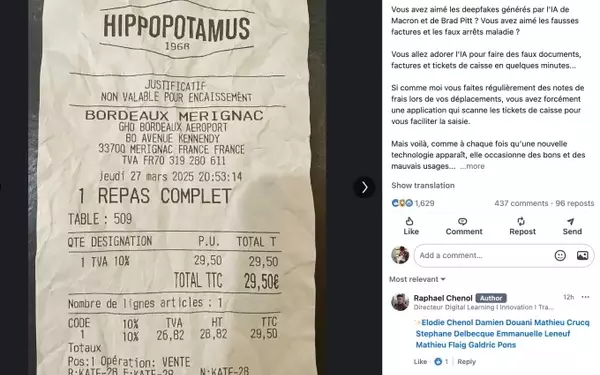 AI-Powered Receipts: A New Frontier in Digital Deception