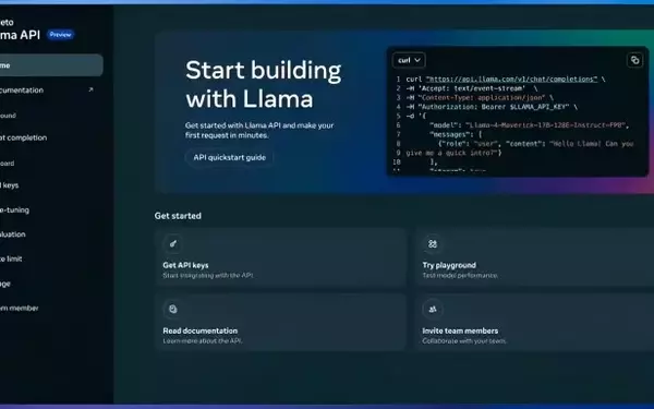 Meta Unveils Groundbreaking Llama API for Developers