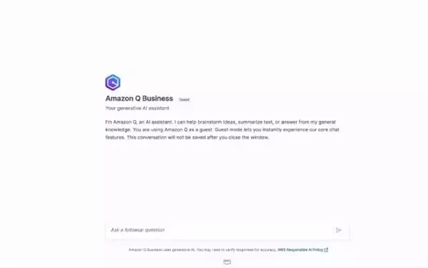 Amazon Expands Q Business AI Assistant for Public Chatbots