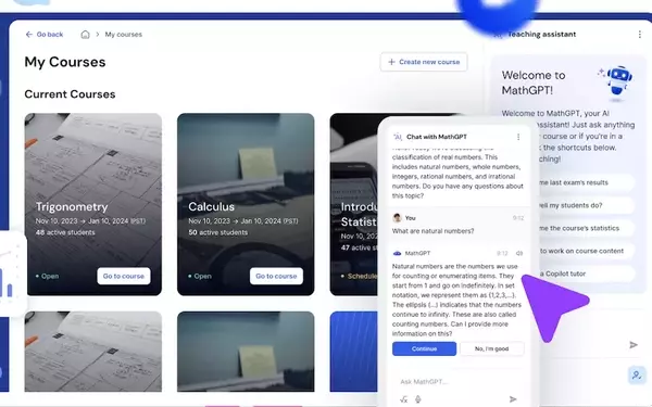 MathGPT.ai: Revolutionizing Education with AI Tutoring and Teaching Assistance