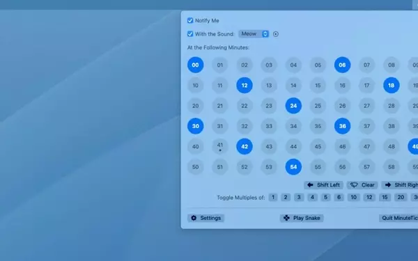Boost Your Productivity with MinuteTick: A Mac Menu Bar Companion