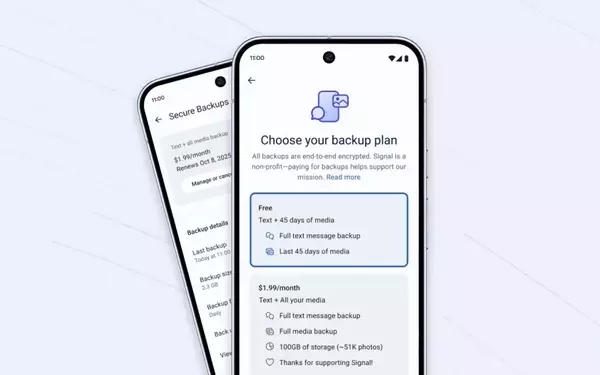 Signal Introduces Free and Paid Chat Backup Solutions