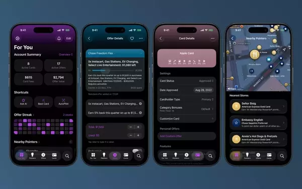 CardPointers App Revolutionized for iOS 26 with Liquid Glass Design and Apple Intelligence Integration