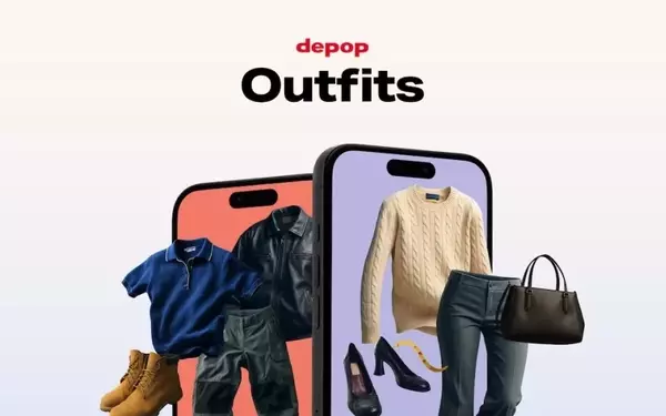 Depop's New "Outfits" Feature: A Pinterest-Style Collaging Tool for Fashion Enthusiasts