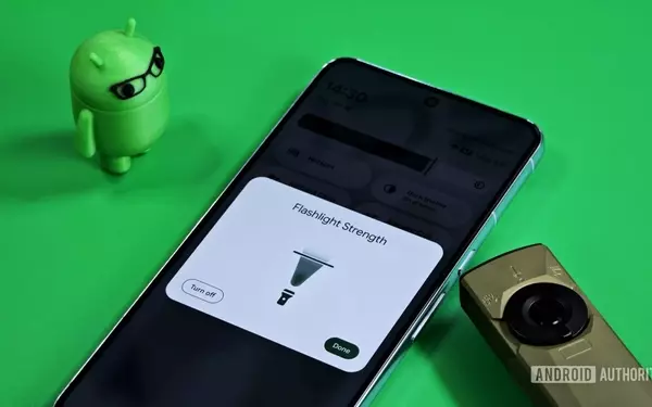 Android's Flashlight Brightness Slider Gets a Visual Overhaul