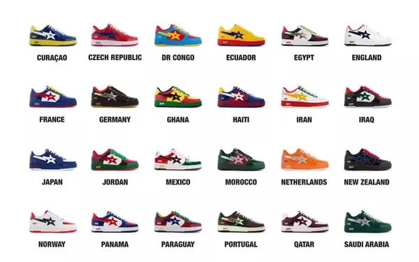 BAPE and KidSuper Unite for 2026 World Cup Sneaker Collection