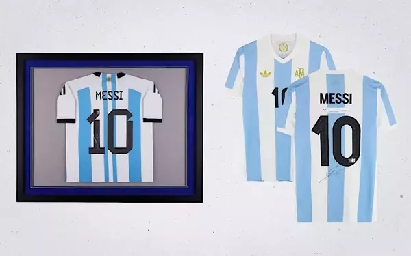 Exclusive Collection of Signed Lionel Messi Merchandise Unveiled as Argentina Advances in World Cup