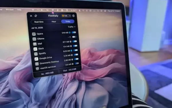 Firewally: A Free MacOS Tool for Monitoring and Controlling App Internet Access