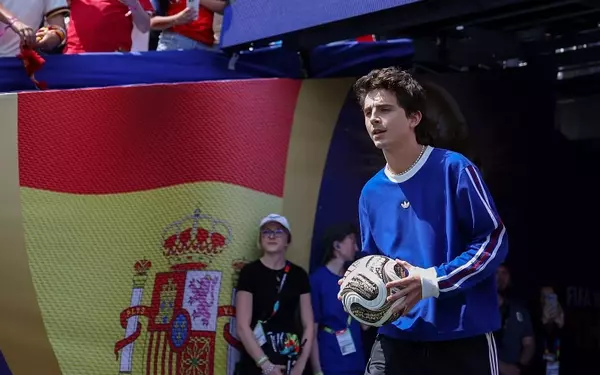 Timothée Chalamet Champions Adidas Samba's Return at World Cup Final
