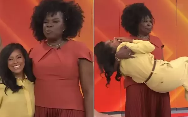 Leslie Jones' Playful Antics on 'Today' Show Highlight Height Difference with Sheinelle Jones