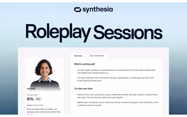Synthesia's AI Platform Evolves: From Videos to Interactive Live Coaching