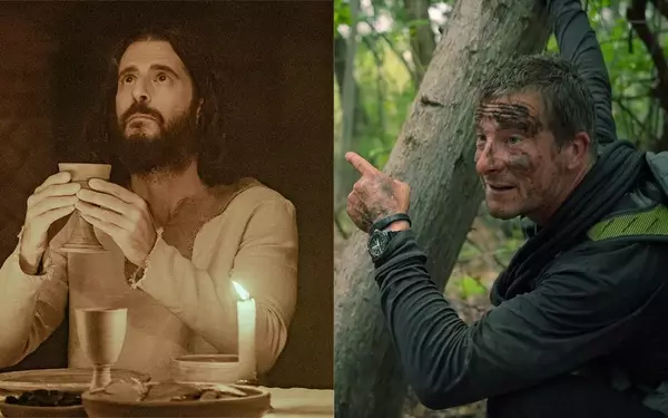 Jesus Rappels in 'The Chosen' x Bear Grylls Crossover Event