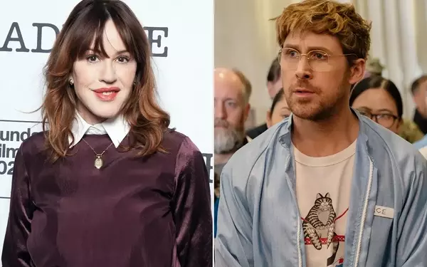 Molly Ringwald Amused by Ryan Gosling's 'Moppy Ringwald' Set Companion