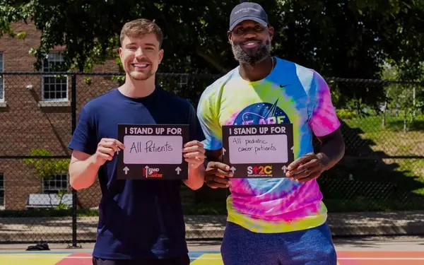 MrBeast and LeBron James Join Forces for Pediatric Cancer Campaign
