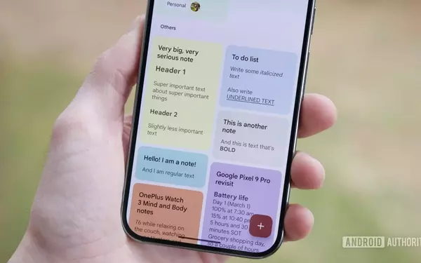 Google Keep's User Interface Undergoes Significant Redesign