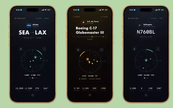 Overflight: Track Aircraft in Real-Time