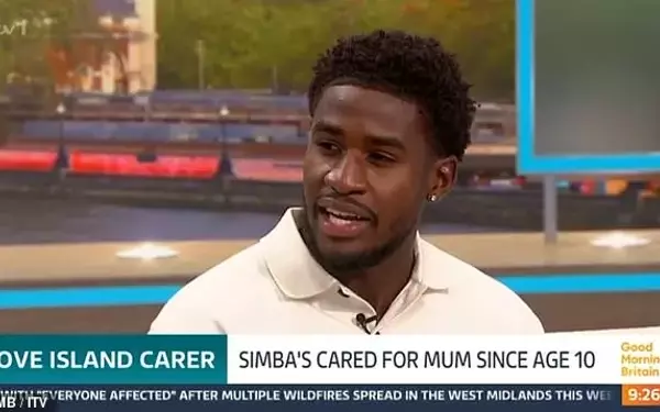 Love Island Star Simba Kudyiwa Reveals Journey as Young Carer and Connection with Angelista Gunda