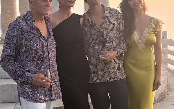 Michael Douglas and Catherine Zeta-Jones Family Outing