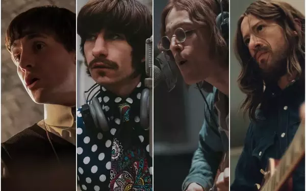 Beatles Biopic Cast Recreates Iconic Abbey Road Album Cover