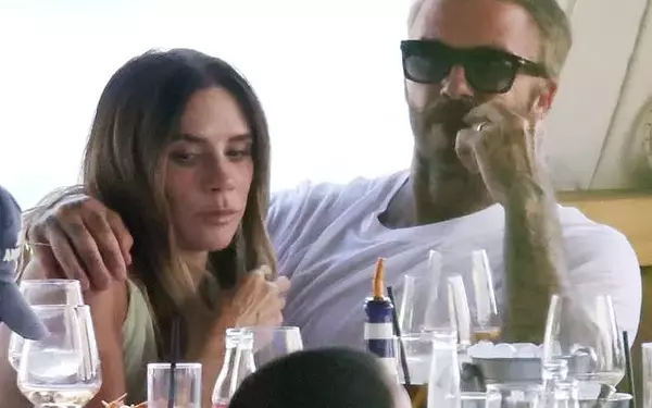 Victoria Beckham Stuns in Sheer Mint Green Dress During Italian Family Lunch with David and Children