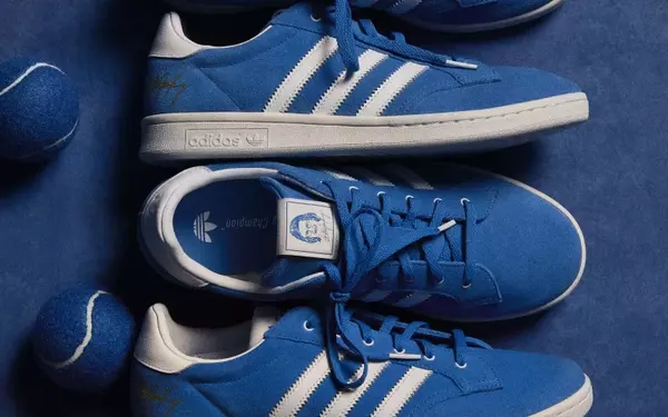 Adidas Revives Billie Jean King's Iconic Blue Suede Tennis Shoes