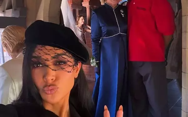 Lewis Hamilton visits Kim Kardashian on 'All's Fair' set, earning praise from co-star Glenn Close