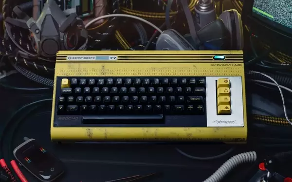 Cyberpunk 2077 Infuses Retro Tech: The Commodore 77 Emerges