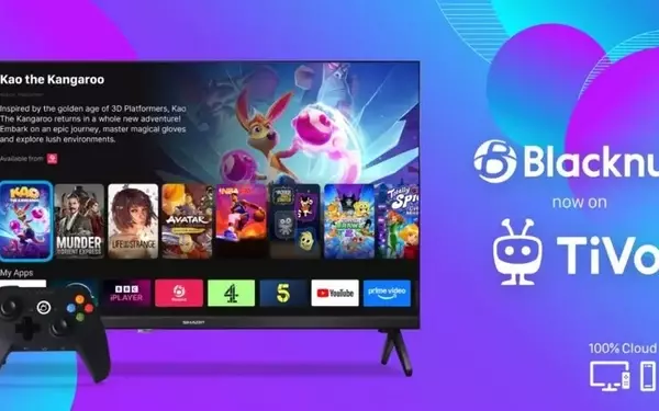 Blacknut Cloud Gaming Expands to TiVo OS, Offering 1,000+ Games Without a Console