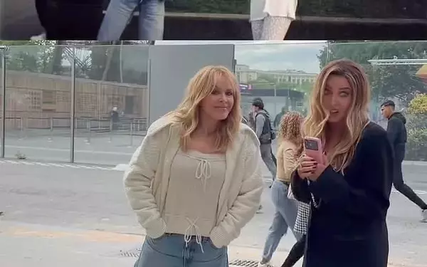 Minogue Sisters Recreate Iconic 1988 Paris Photo by Eiffel Tower