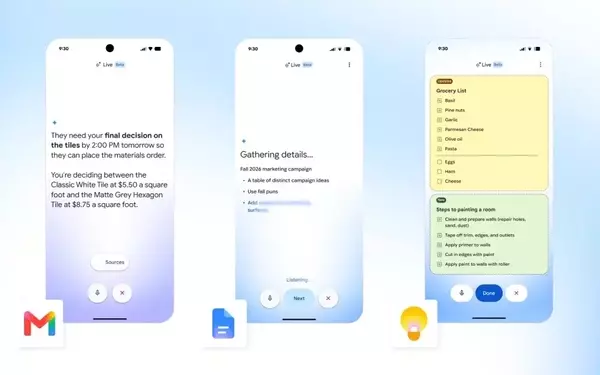 Google Integrates Advanced AI Voice Features Across Workspace Apps
