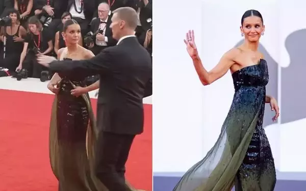 Nina Dobrev's Venice Film Festival Red Carpet Mishap