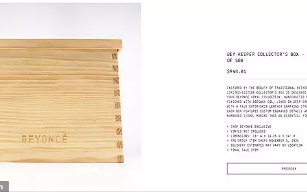 Beyoncé's Controversial $1,000 Empty Wooden Box Sparks Fan Outcry