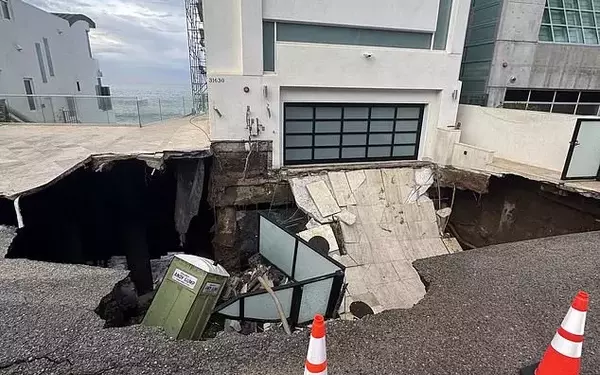 Massive Sinkhole Devours Driveway of Nicolas Cage's Malibu Beachfront Mansion
