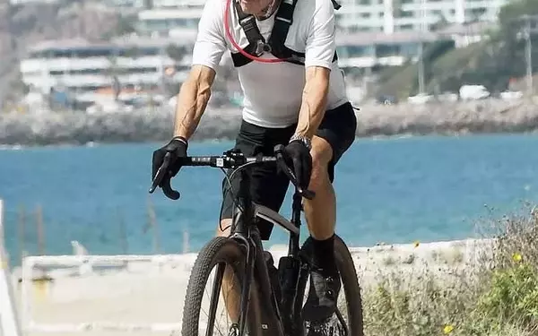 Harrison Ford Cycles After Emmy Awards