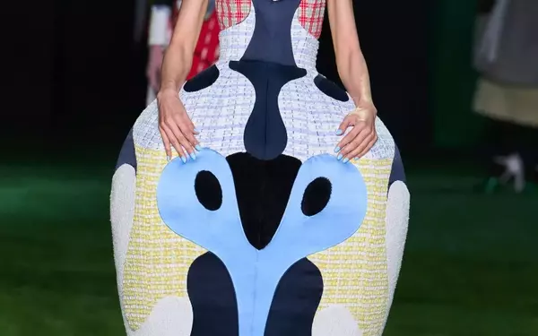 Painter Amy Sherald's Immersive Experience at Thom Browne's Spring 2027 Fashion Show