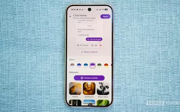 Google Messages Extends Chat Themes to Standard SMS