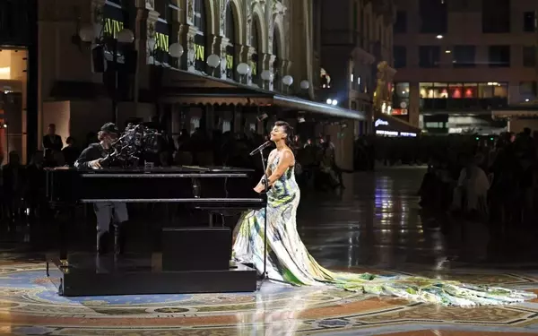 Alicia Keys's Dreamlike Performance at Vogue World: Milano