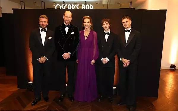 Beckham Family and Royals Grace 'Digger' Premiere in London