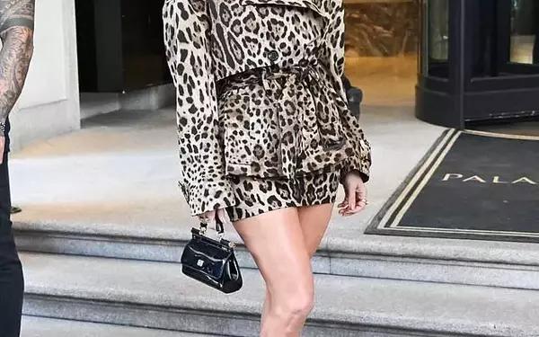 Jennifer Lopez Dazzles in Leopard Print at Milan Fashion Week