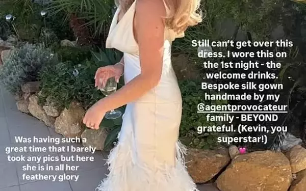 Emily Atack's Third Wedding Dress Revealed: Agent Provocateur Silk Gown Shines at Spanish Nuptials