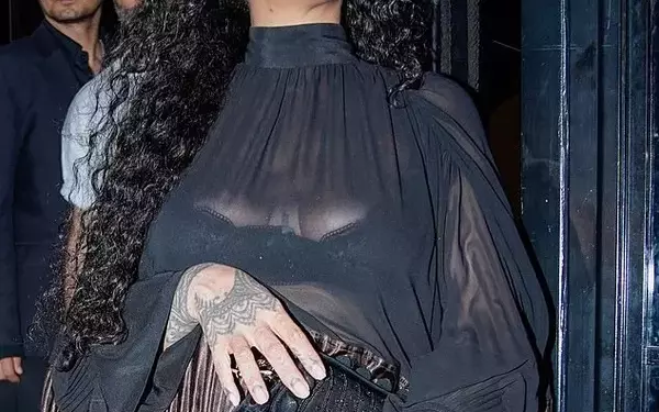 Rihanna's Parisian Night Out: A Vision in Sheer and Lace After Celine Dion Concert