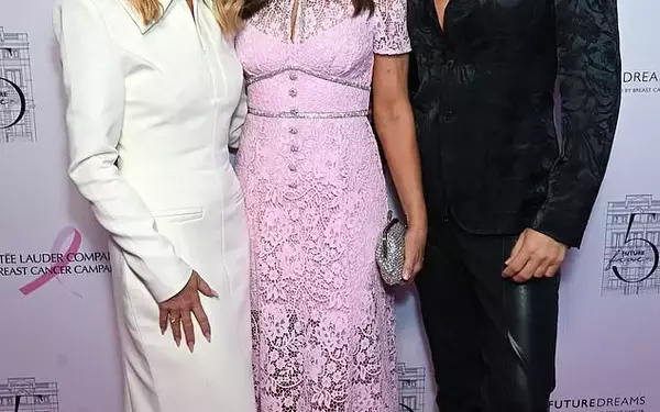 Elizabeth Hurley, Son Damian, and Amanda Holden Unite for Estée Lauder Breast Cancer Fundraiser